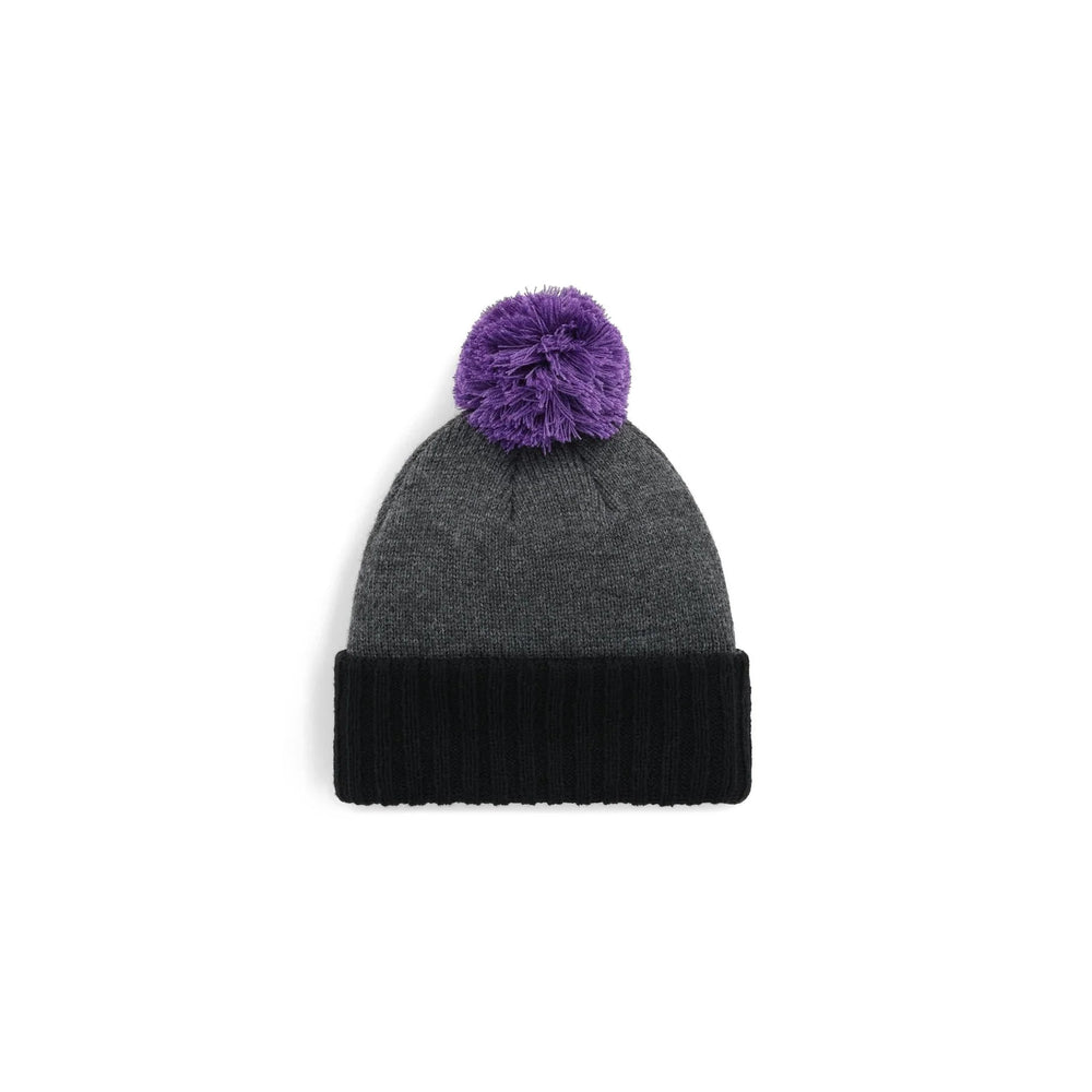 TOPO Designs - Bobble Beanie - Asphalt & Black