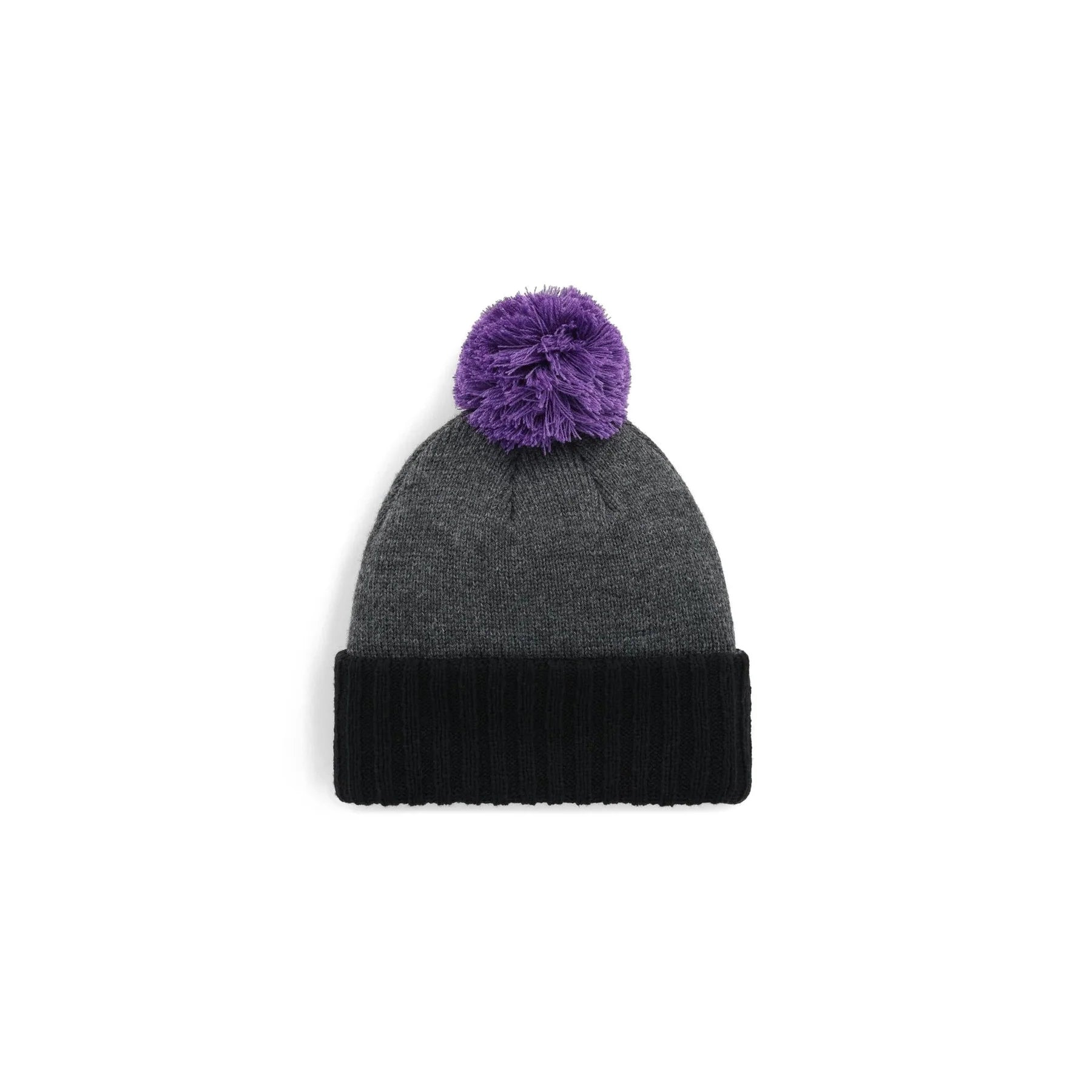 TOPO Designs - Bobble Beanie - Asphalt & Black