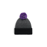 TOPO Designs - Bobble Beanie - Asphalt & Black