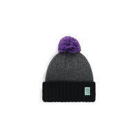 TOPO Designs - Bobble Beanie - Asphalt & Black