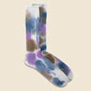 ANONYMOUS ISM - Scatter Dye Socks - Purple/ Blue