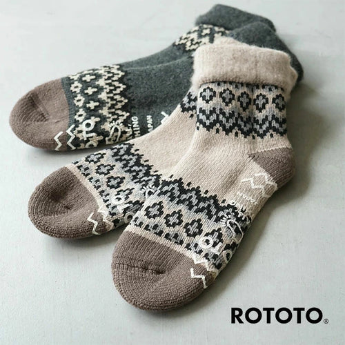 ROTOTO - Comfy Room Nordic  'Indoor Socks' - Charcoal