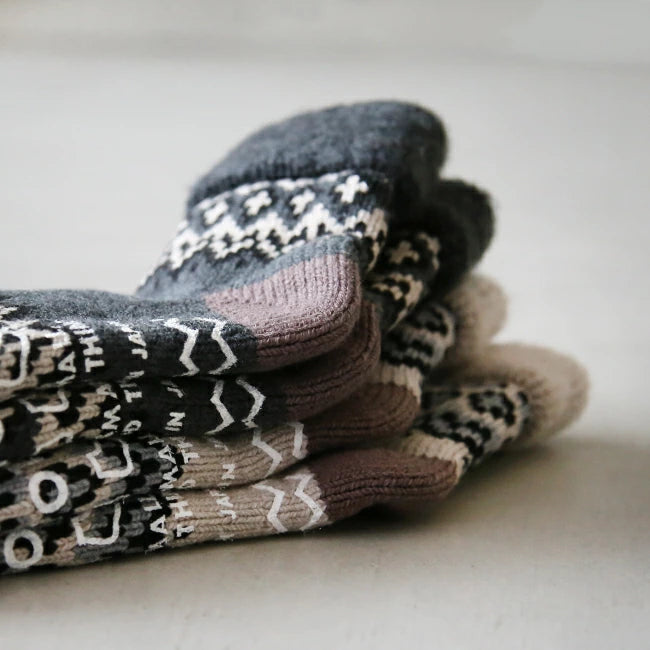 ROTOTO - Comfy Room Nordic  'Indoor Socks' - Charcoal