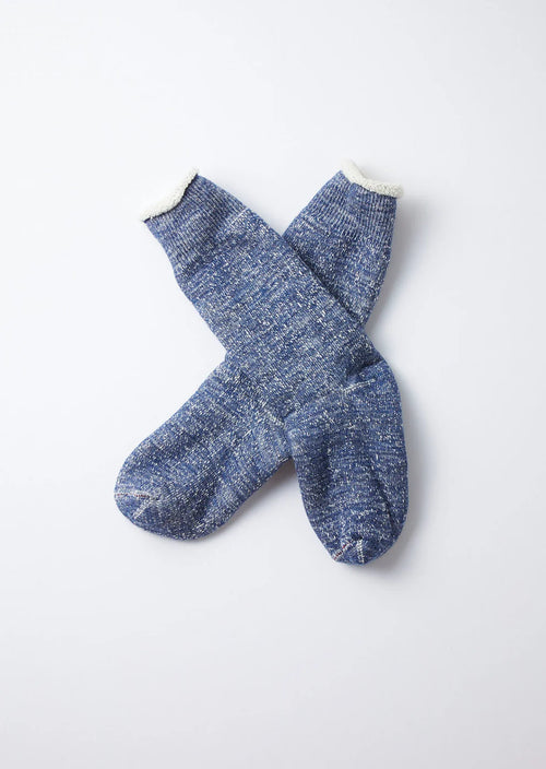 ROTOTO - Double Face Thick Socks - Deep Ocean