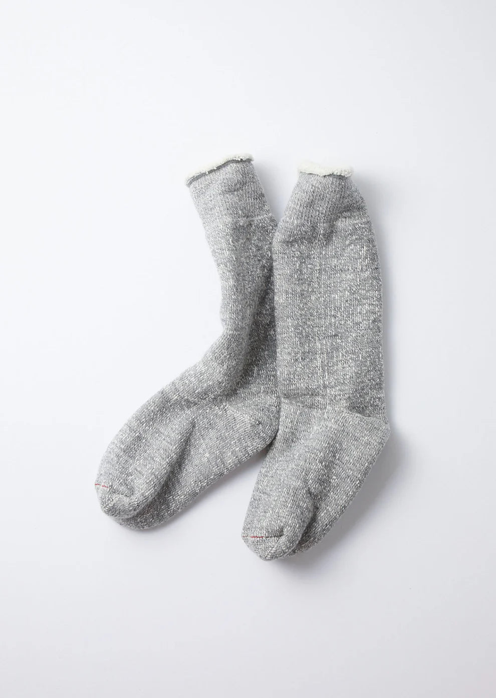 ROTOTO - Double Face Thick Socks - Marl Grey