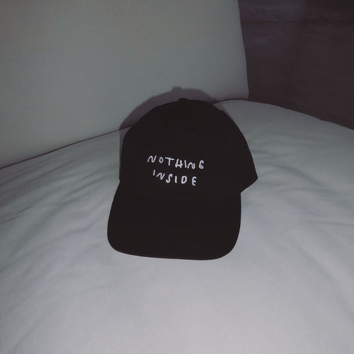 YAHYA STUDIO - NOTHING INSIDE Cap - Black