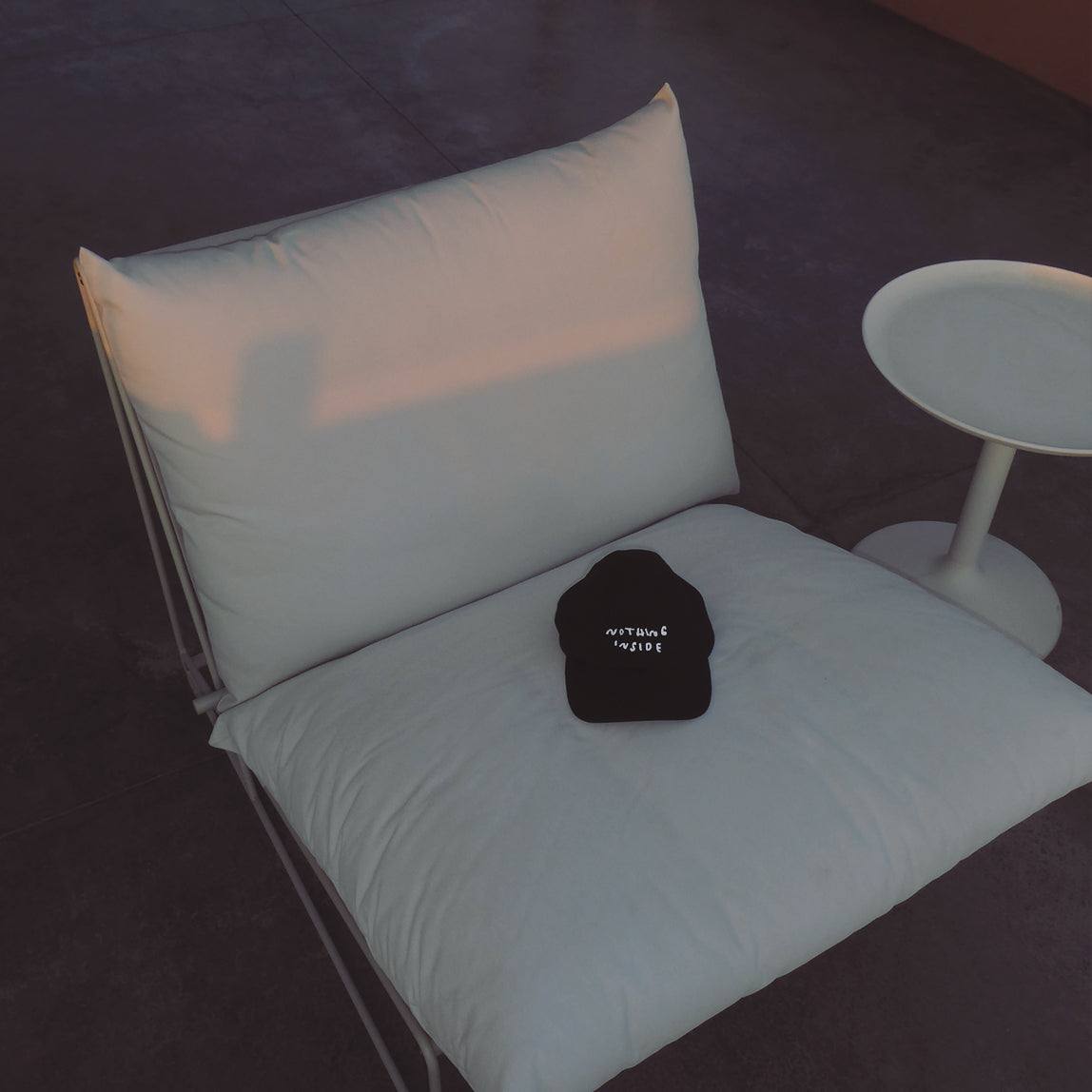 YAHYA STUDIO - NOTHING INSIDE Cap - Black