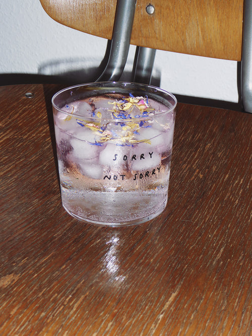 YAHYA STUDIO - SORRY NOT SORRY Glass