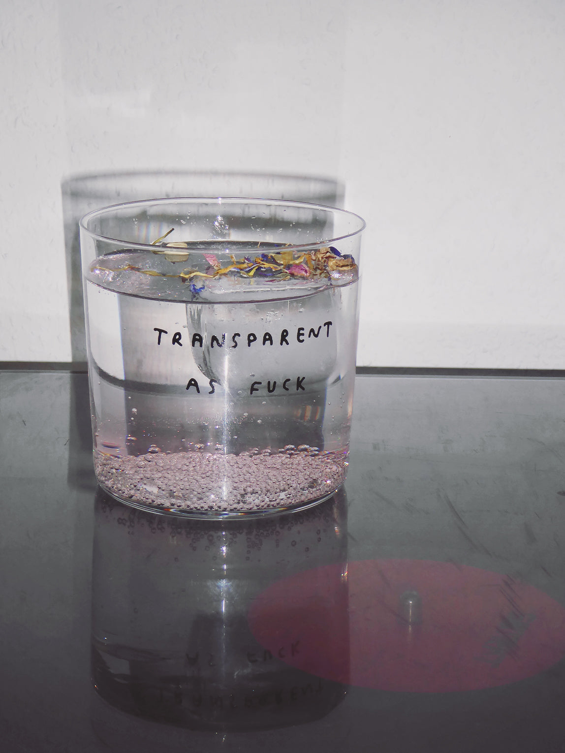 YAHYA STUDIO - TRANSPARENT AS FUCK Glass