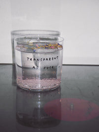 YAHYA STUDIO - TRANSPARENT AS FUCK Glass
