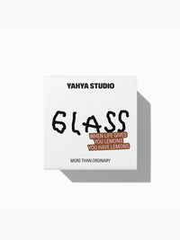 YAHYA STUDIO - WHEN LIFE GIVES YOU LEMONS Glass